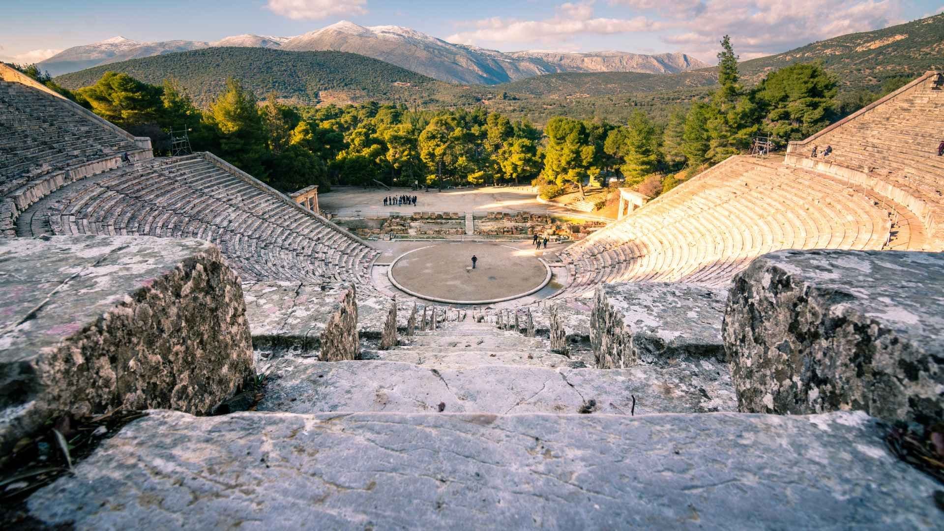 athens ampitheatre at epidavros