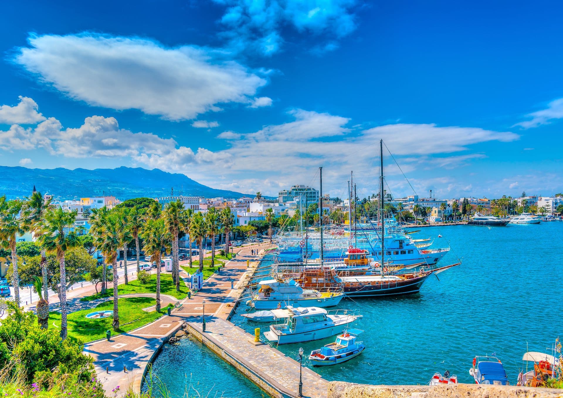 kos harbour day time dodecanese